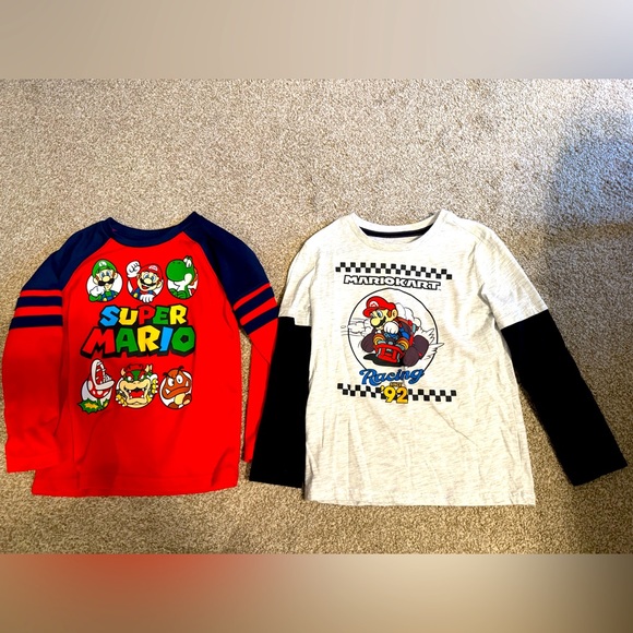jumping beans Other - Boys Super Mario Long Sleeve Shirts sz 6